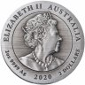 Купить Австралия 2 доллара 2020 "Год крысы" , в футляре с сертификатом