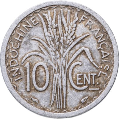 купить Французский Индокитай 10 сантимов (centimes) 1945 Без отметки монетного двора