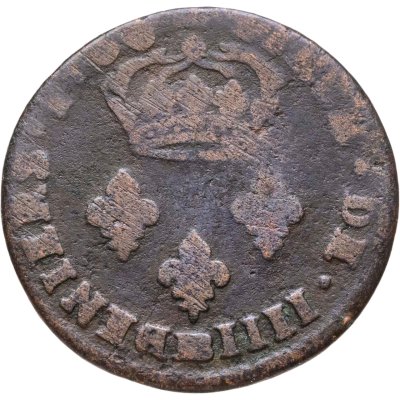 купить Франция 2 денье 1695 - 1708