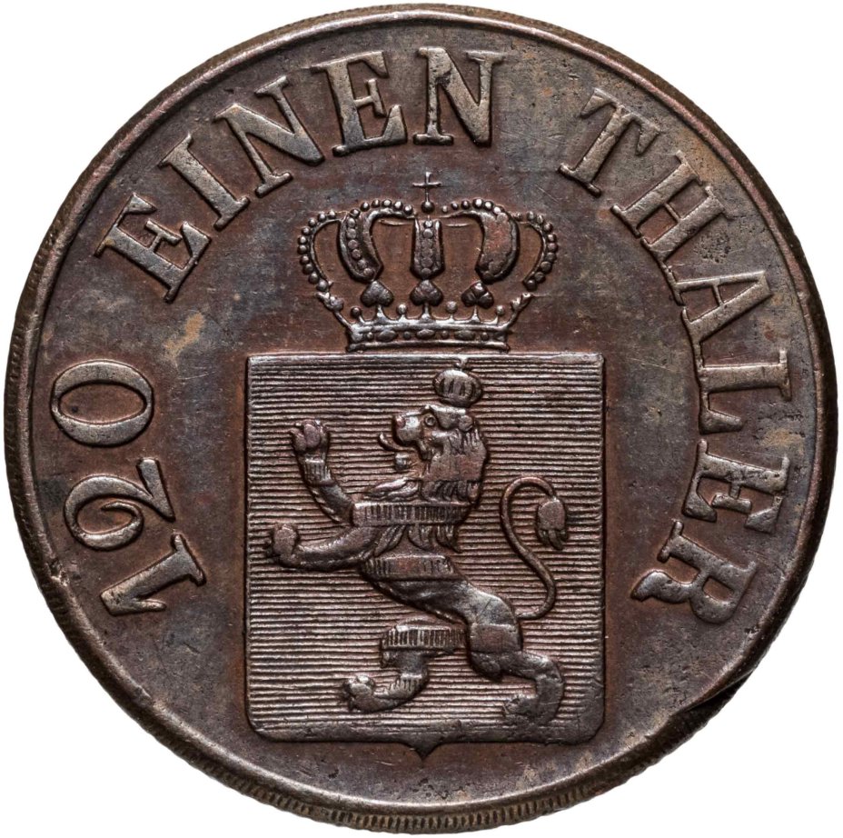 Купить Германия, Гессен-Кассель 3 геллера 1850