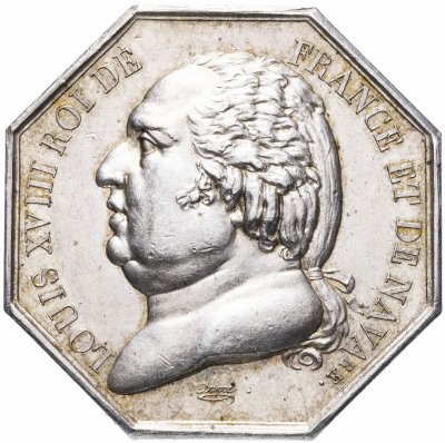 Купить Жетон "Людовик XVIII. Судебная система Франции"