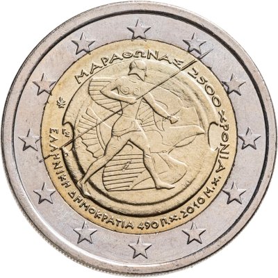 купить Греция 2 euro (евро) 2010 2500 лет Марафонской битве