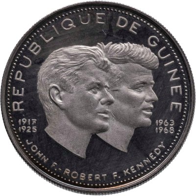купить Гвинея 200 франков (francs) 1970 "Джон и Роберт Кеннеди"