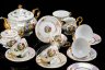 Купить Сервиз чайный "Мадонна" на 6 персон (15 предметов), фарфор, люстр, деколь, золочение, Leander (Леандер), Чехия, 1995-2003 гг.