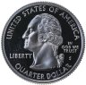 Купить США 25 центов (квотер, 1/4 доллара, quarter dollar) 2003 S PROOF "Квотер штата Арканзас (Arkansas)", знак монетного двора: "S" - Сан-Франциско