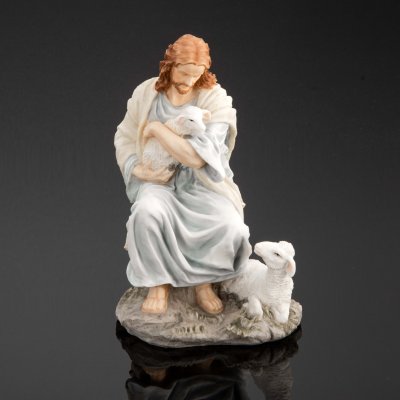 купить Статуэтка "Иисус с ягненком" Veronese, полистоун, Тайвань, 2025 г.