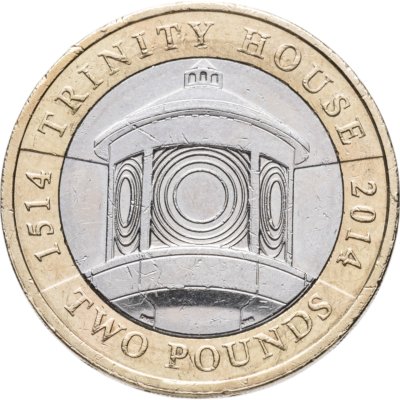 купить Великобритания 2 фунта 2014 "500 лет Trinity House"