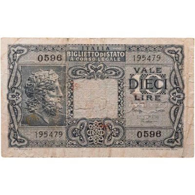купить Италия 10 лир 1944