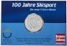Купить Австрия 5 евро (euro) 2005 UNC "100 лет лыжному спорту" в официальном буклете