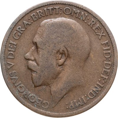 купить Великобритания 1/2 пенни (penny) 1922