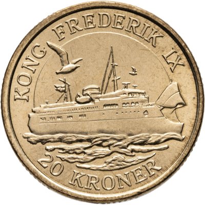 купить Дания 20 крон (kroner) 2012 "Корабли - Паром Король Фредерик IX"