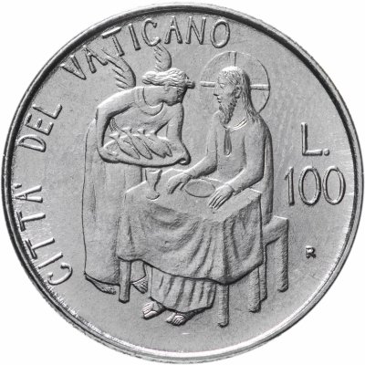 купить Ватикан 100 лир 1981