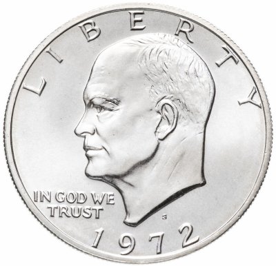 купить США 1 доллар 1972 "Эйзенхауэр, серебряный доллар"