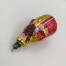 Купить Елочная игрушка "Царь Дадон" из набора "Сказка о золотом петушке", стекло, роспись, металл, Завод стеклянных ёлочных украшений и оптических изделий, г. Москва, СССР, 1950-1960 гг.