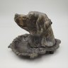 Купить Чернильница "Голова собаки", силумин, крашение, СССР, 1960-1970 гг.