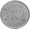 Купить Германия Пфаффенхофен 10 пфеннигов 1917