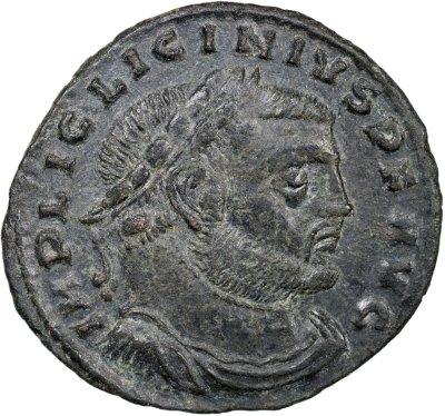 купить Римская Империя. Лициний I [308-324] Фоллис. биллон. 308-324