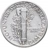 Купить США 10 центов (дайм, one dime) 1939 Mercury Dime
