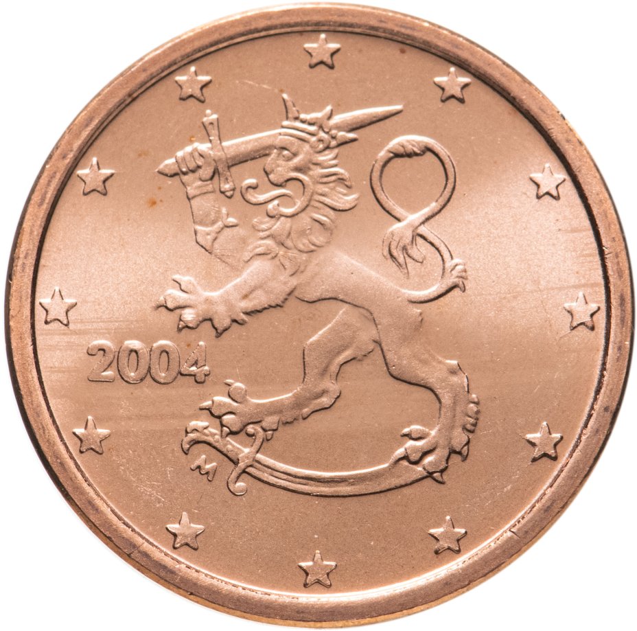 купить Финляндия 1 евро цент (cent) 2004