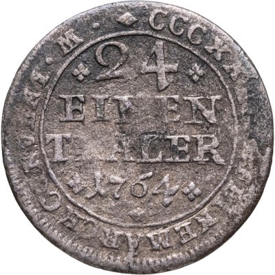 купить Германия, Брауншвейг-Вольфенбюттель 1/24 талера 1764