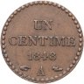 Купить Франция 1 сантим (centime) 1848