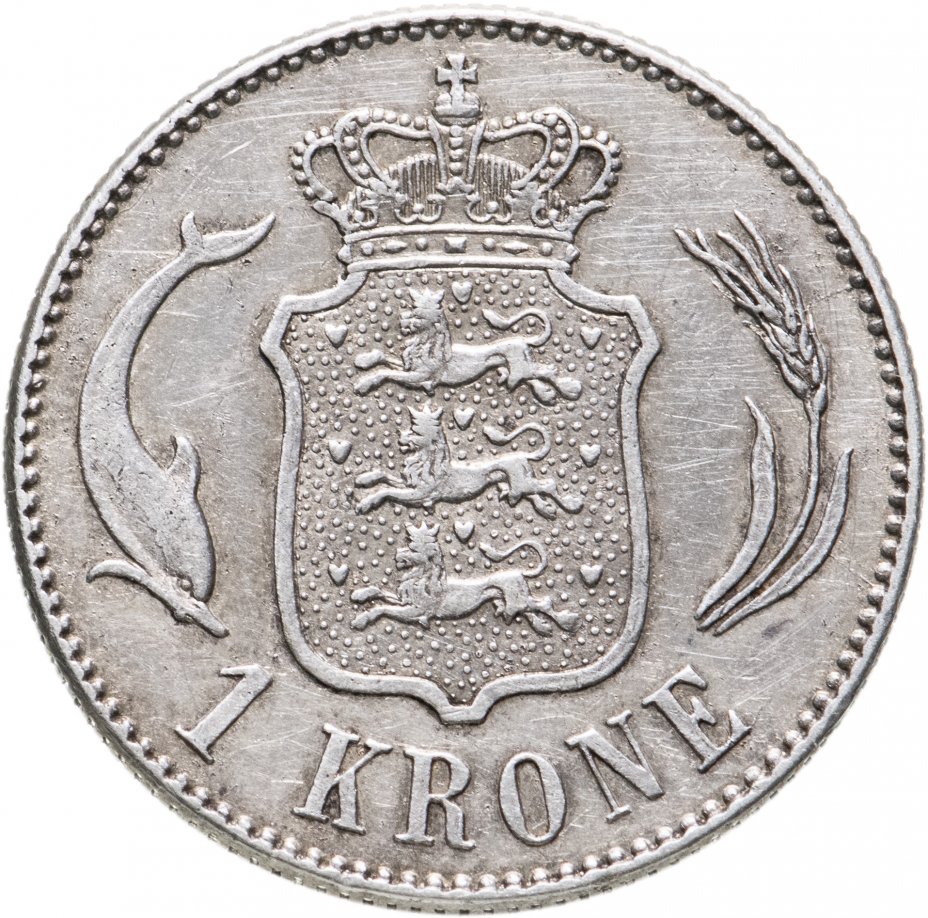 купить Дания 1 крона 1915 Христиан X