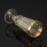 Купить Бокал-кубок с гранями и рельефным декором, обозначение "1/4 L" на ободке, стекло, литье, золочение, Западная Европа, 1880-1930 гг.