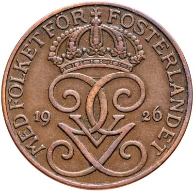купить Швеция 5 эре 1926