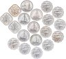 Купить Багамские острова набор монет 10, 15 и 25 центов 1974-2007 (19 штук)