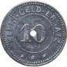Купить Германия (нотгельды) 10 пфеннигов 1920 "Город Адельсхайм"
