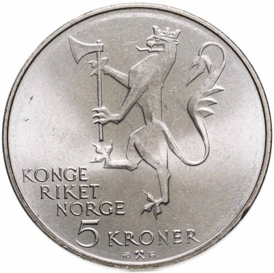 купить Норвегия 5 крон 1978 "350 лет норвежской армии"