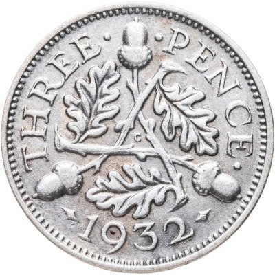 купить Великобритания 3 пенса (pence) 1932