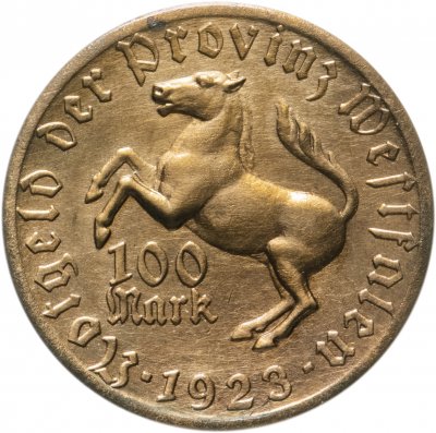 купить Германия, Вестфалия 100 марок 1923