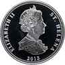 Купить Остров Святой Елены 25 пенсов 2013 "Бородинское сражение"
