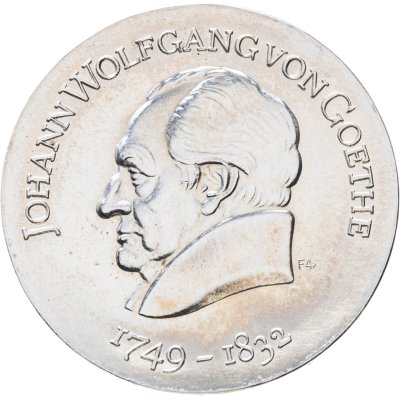 купить Германия (ГДР) 20 марок (mark) 1969 "220 лет со дня рождения Иоганна Вольфганга фон Гёте"