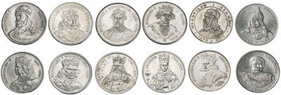 Купить Польша набор монет 1979-1989 "Короли" (12 штук)