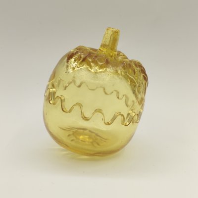 купить Лимонница в форме яблока, цветное стекло, пресс, Гусевской хрустальный завод (Гусь-Хрустальный), СССР, 1970-1990 гг.