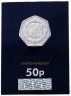 Купить Великобритания 50 пенсов 2024 "200 лет Королевскому национальному институту спасательных шлюпок"