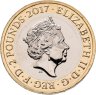 Купить Великобритания 2 фунта (pounds) 2017 "Авиация в Первой мировой войны"