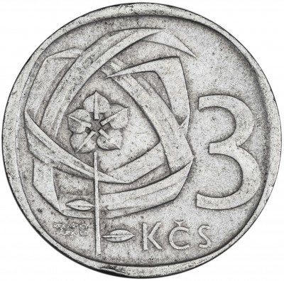 Купить Чехословакия 3 кроны 1968