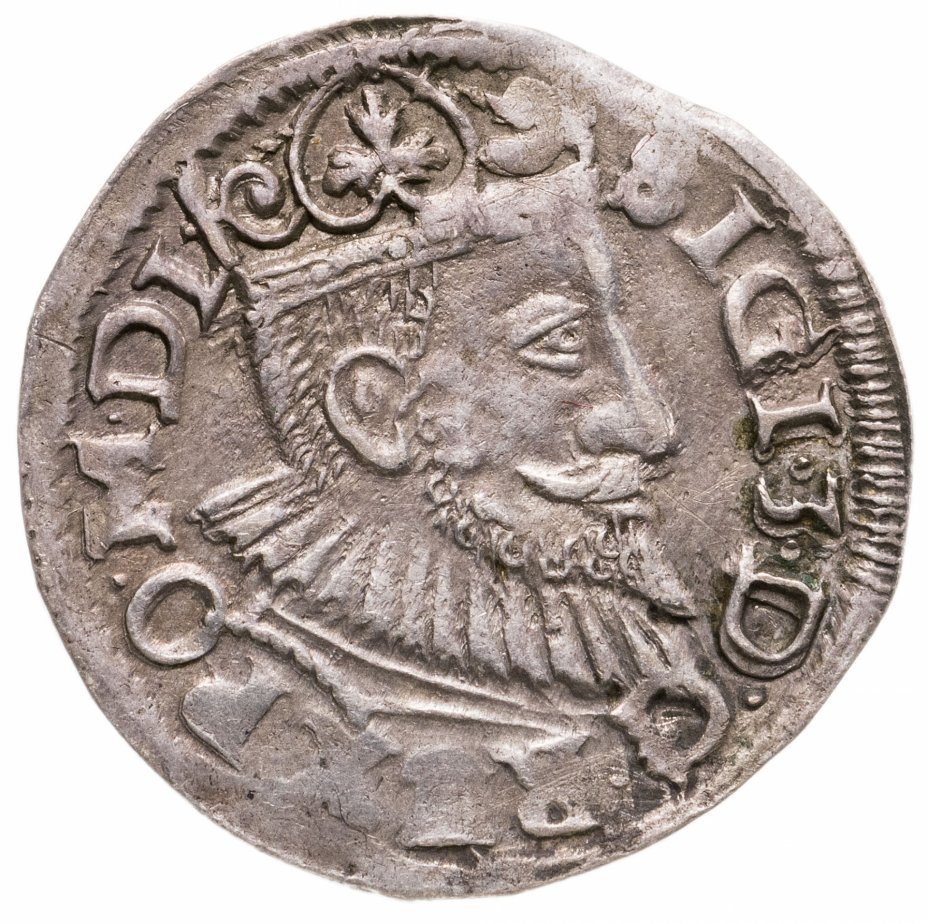 купить Речь Посполитая, Рига, Сигизмунд III трояк - 3 гроша 1594