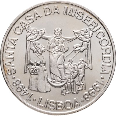 купить Португалия 1000 эскудо (escudos) 1998 500 лет церкви Мизерикордия
