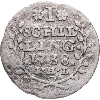 купить Гамбург 1 шиллинг 1738