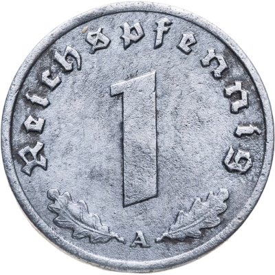 купить Германия, Третий Рейх 1 рейхспфенниг 1943 "А"