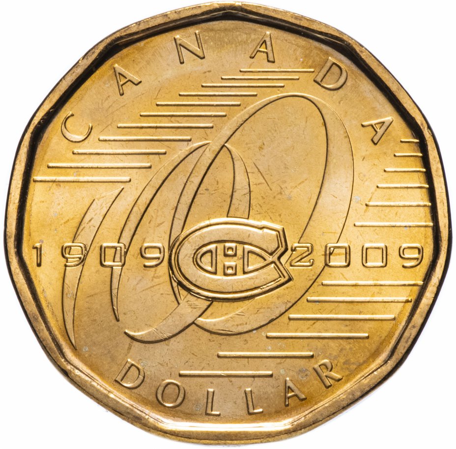 купить Канада 1 доллар 2009 "Монреаль Канадиенс"