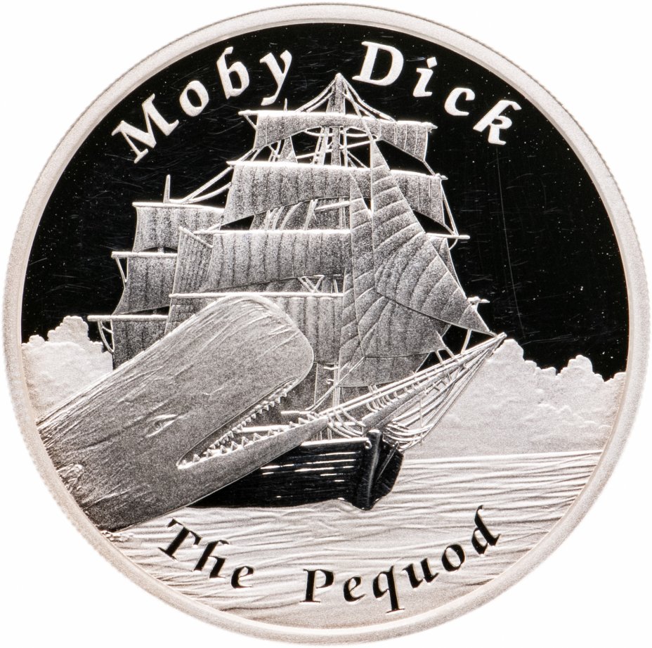 купить Тувалу 1 доллар 2013 "Знаменитые корабли, которые никогда не плавали - Моби Дик"