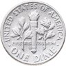 Купить США 10 центов (дайм, one dime) 1964 D Silver Roosevelt Dime (Рузвельт) знак монетного двора "D" - Денвер