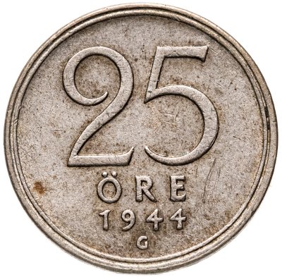 купить Швеция 25 эре (ore) 1944 G