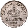 Купить Франция 20 сантимов (centimes) 1867, знак монетного двора: "A" - Париж