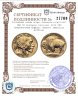 Купить США 50 долларов (dollars) 2013 UNC  Американский буффало (бизон) (American Buffalo)